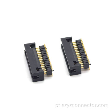 Conector SMT 30P do cabeçalho da caixa de 1,27 mm